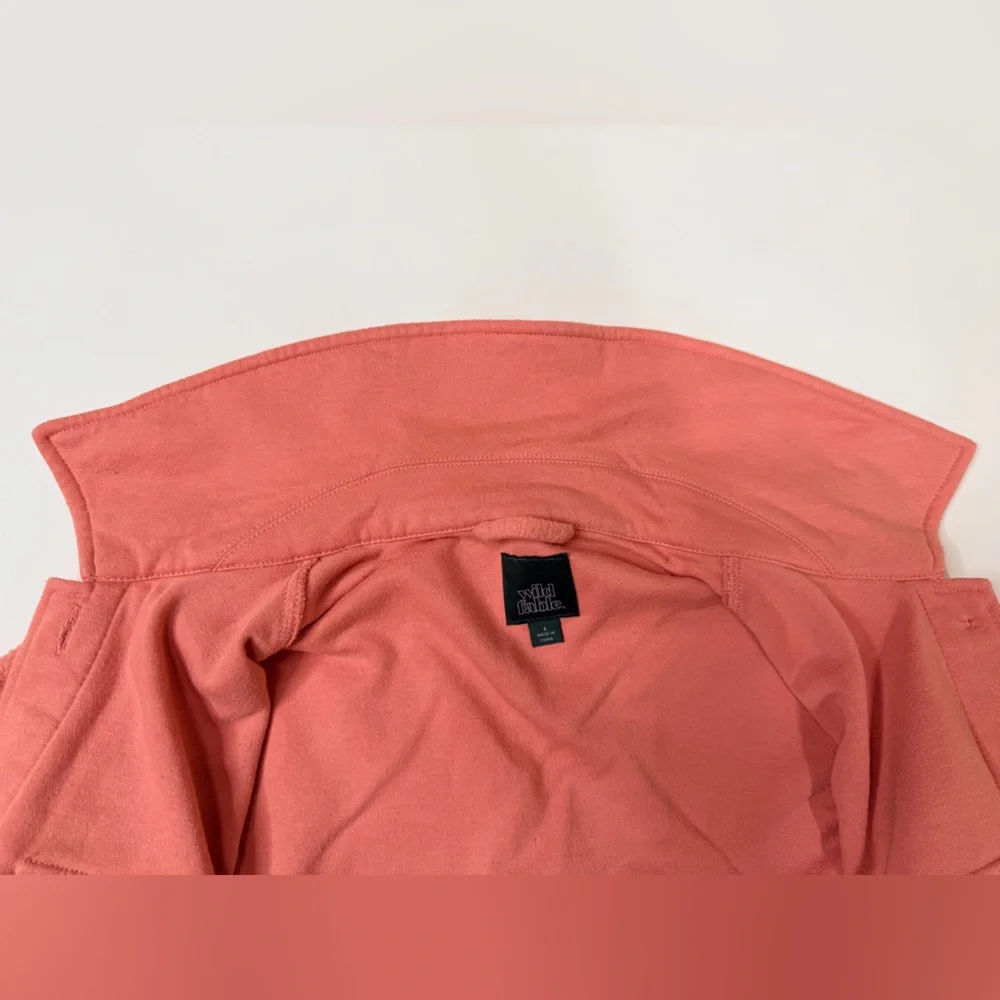 Pink Shacket Brushed Oversized Long Sleeve Button Down Shirt Jacket Fleece Plaid - Picture 10 of 17